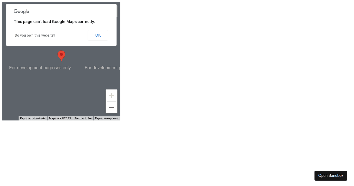 googlemapsmarkeranimatepos (forked) Codesandbox
