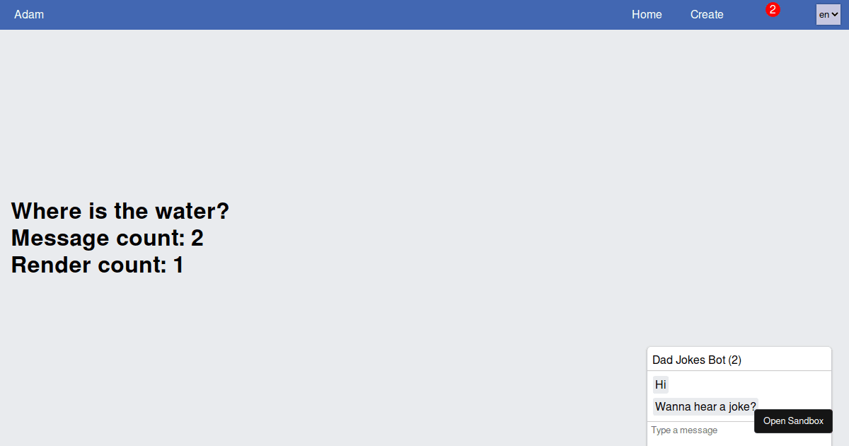 facebookchatmessages Codesandbox