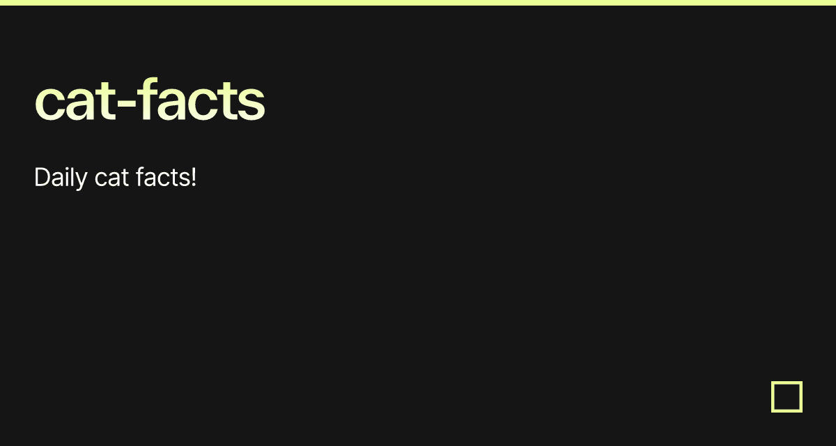 catfacts Codesandbox