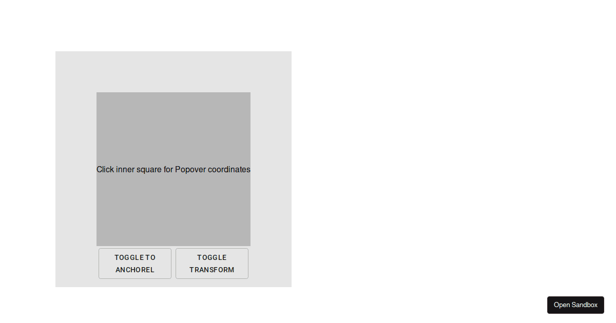 MaterialUI Popover Demo Codesandbox