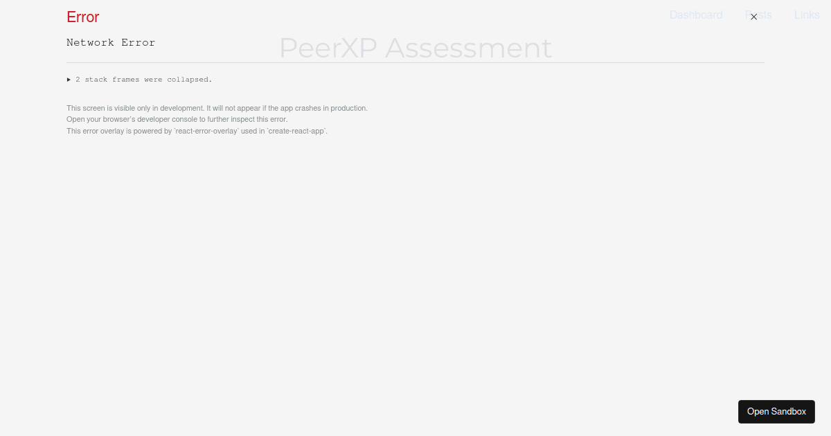 peerxp Codesandbox