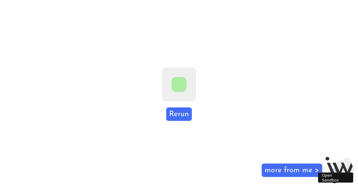 FramerMotion animate width and height Codesandbox