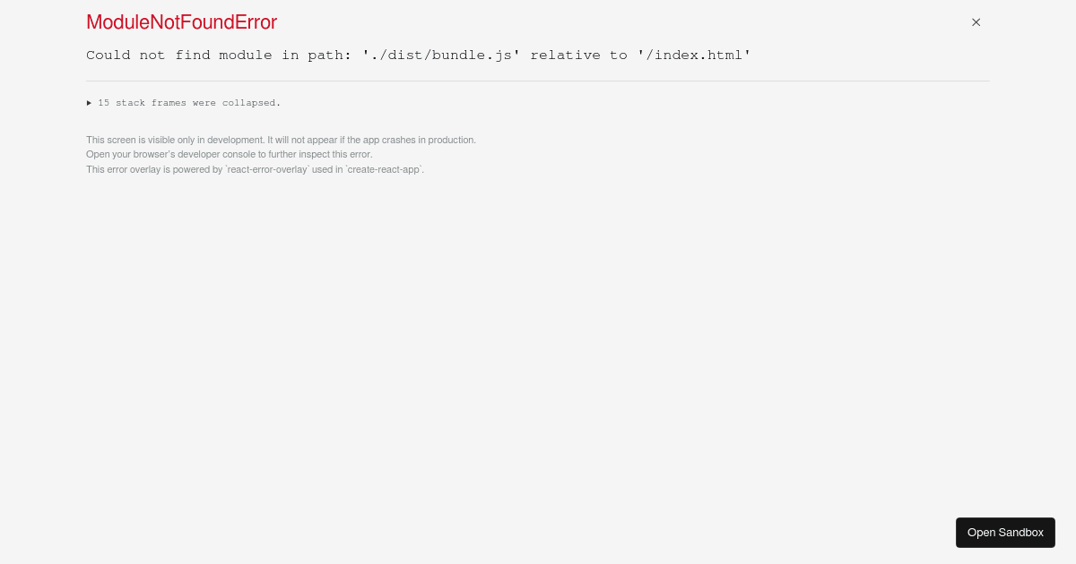 tests Codesandbox