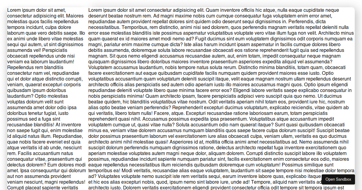 ReactResizableSidebar (forked) Codesandbox