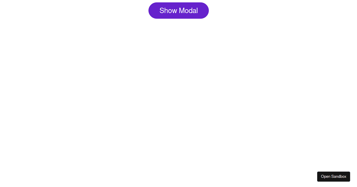 react-modal-framer-motion - Codesandbox