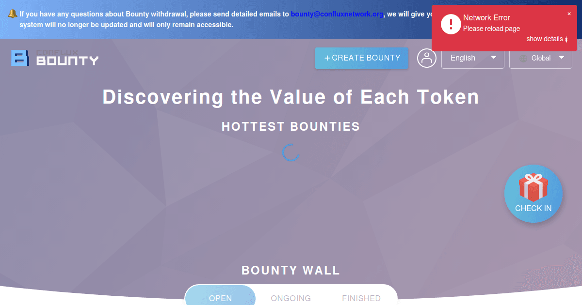 ConfluxChain/confluxbounty Codesandbox