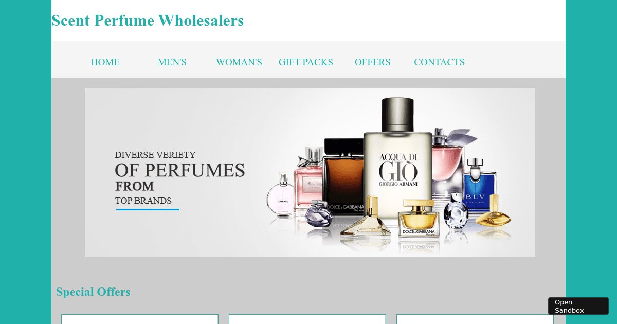 scentperfumewholesalersforked Codesandbox