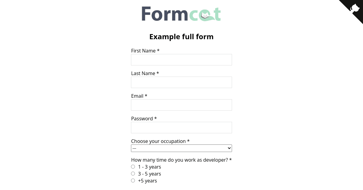 Full Form Codesandbox
