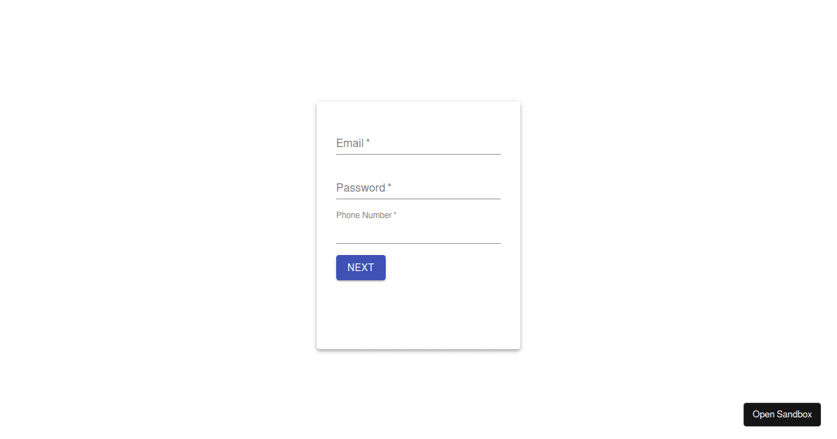 reacthookmaterialuiformvalidation Codesandbox