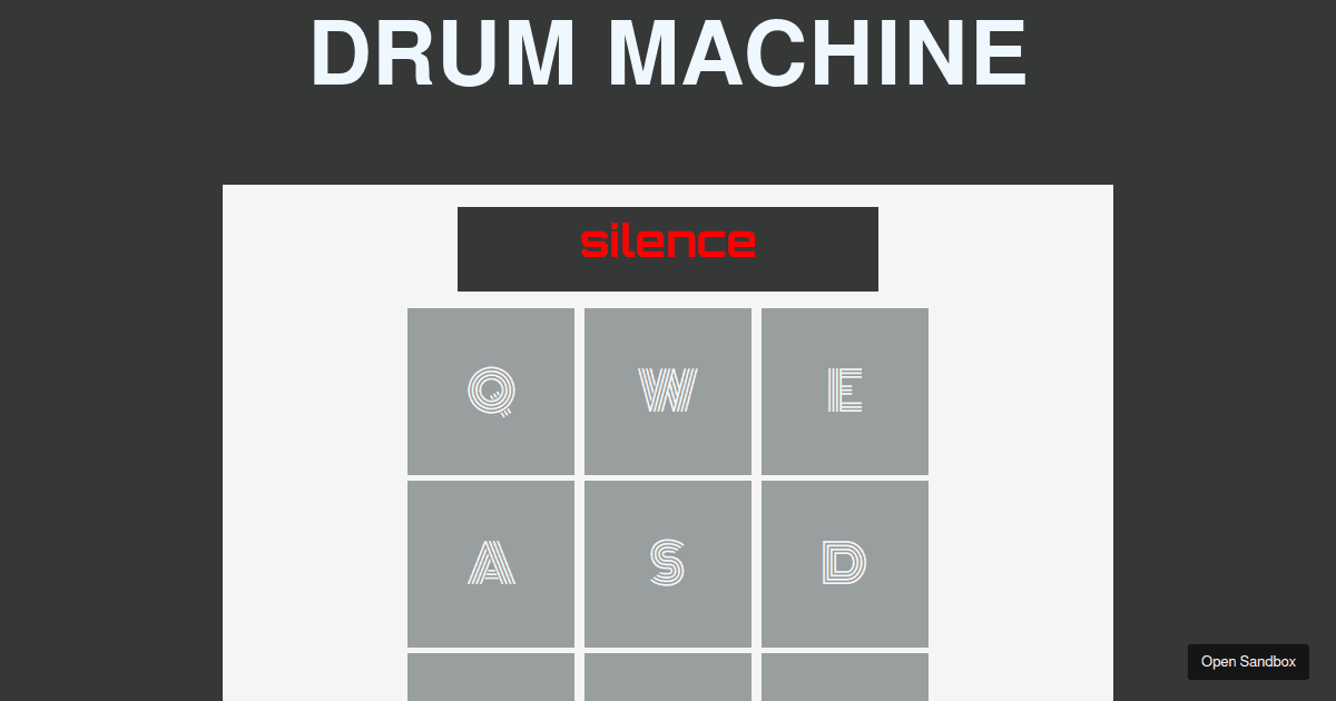 drummachine Codesandbox