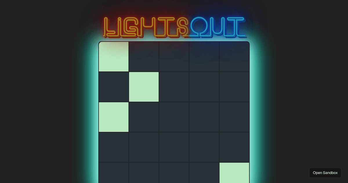 lightsout Codesandbox