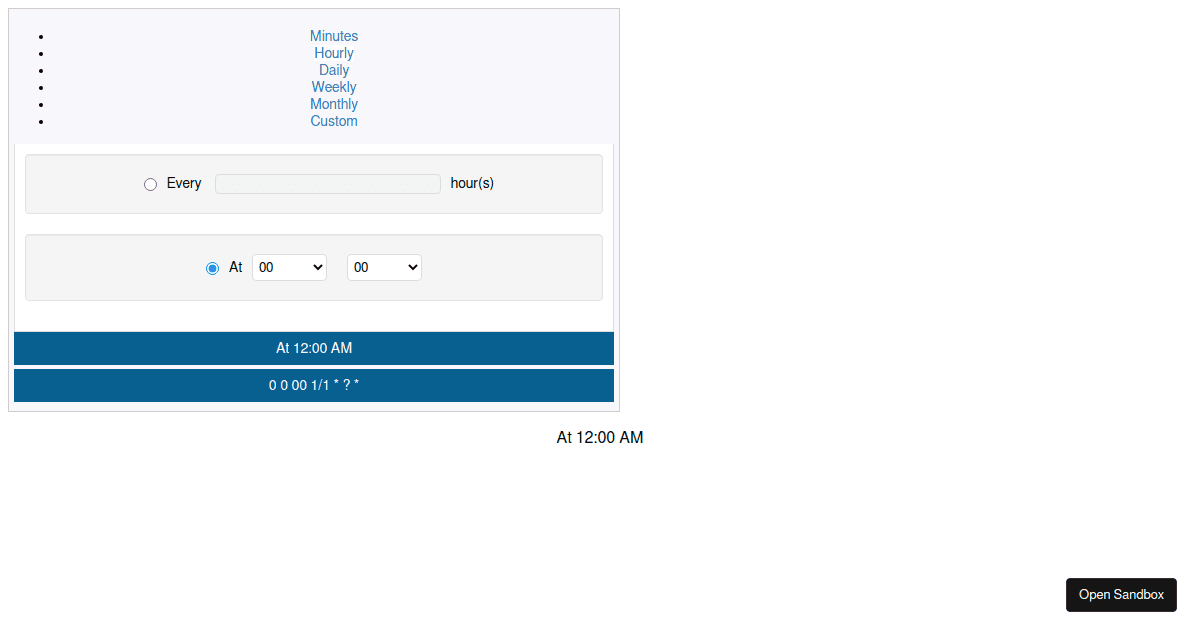 reactcrongenerator (forked) Codesandbox