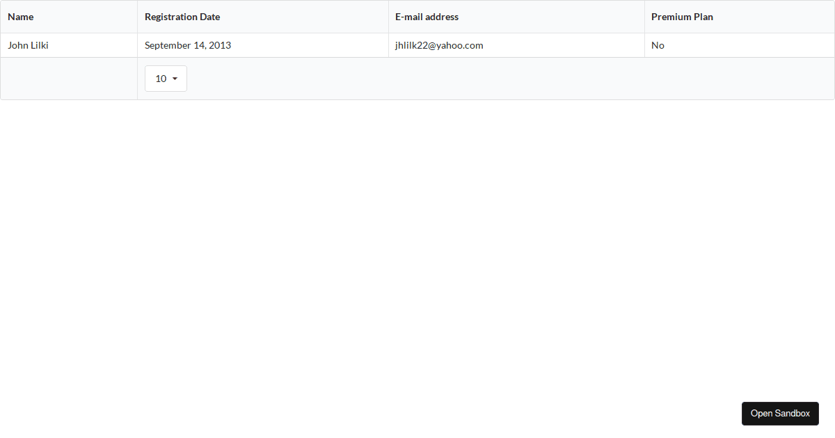 Semantic UI React Codesandbox
