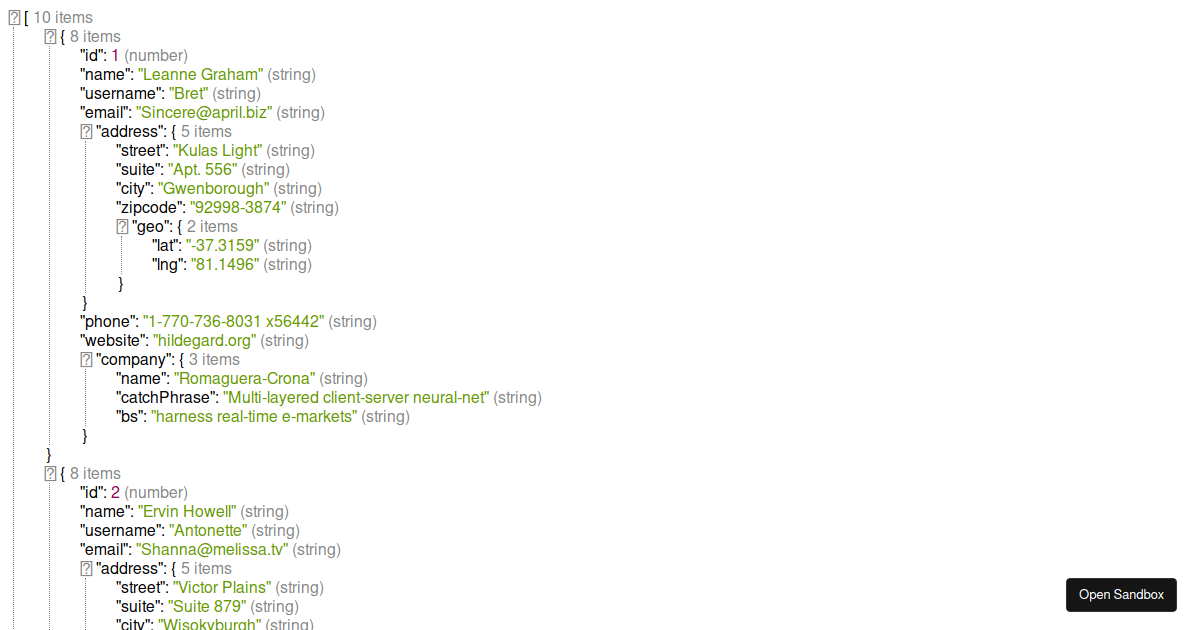 Json Viewer And Formatter Codesandbox
