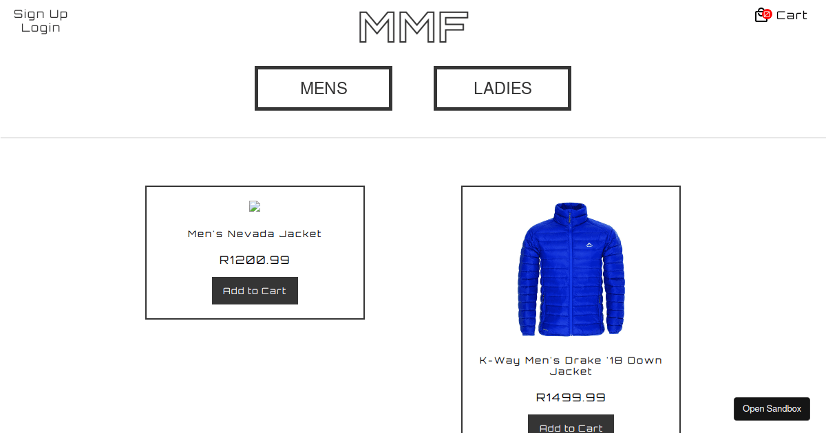 webstore Codesandbox