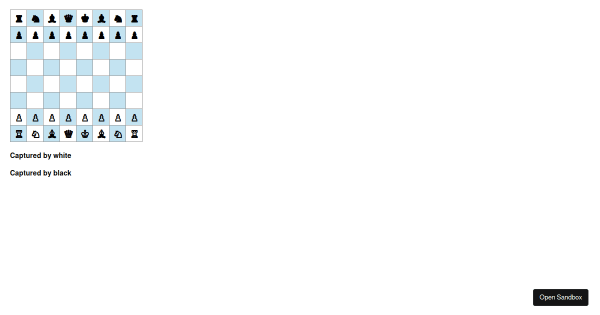 reactchess Codesandbox