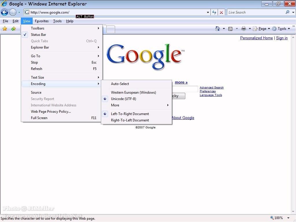Windows Vista / Explorer v7 Browser (WinVista) (ModemHelp)