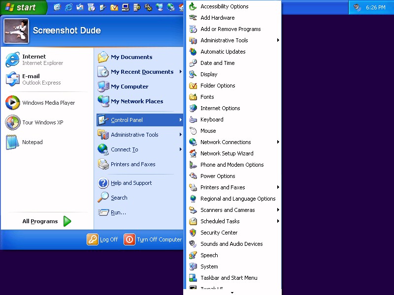 Windows XP / Desktop (ModemHelp)