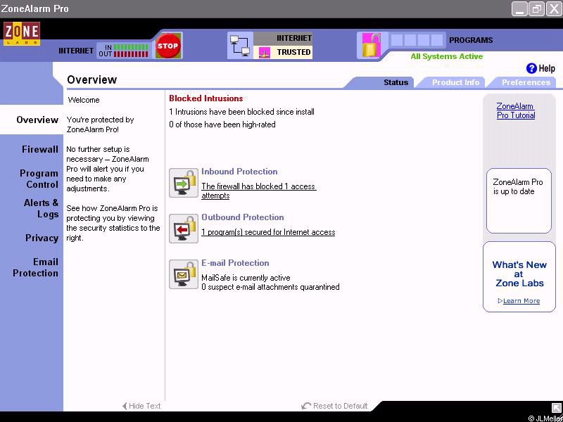 Zone labs 101191 zonealarm antivirus 2017 ebenac