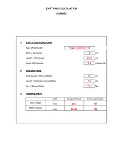 IEEE 80 Earthing Calculation Guide | PDF | Electricity | Electrical
