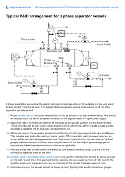 3-Phase Separator P&ID Arrangement | PDF | Valve | Gas Technologies