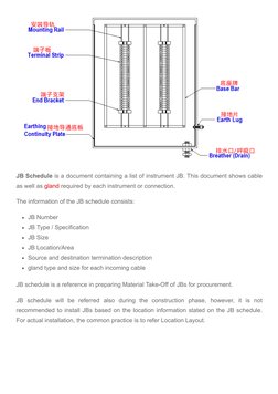 Cable and Junction Box Schedule Overview | PDF | Electrical Connector