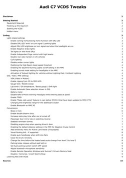 Audi A6 C7 VCDS Coding Guide | PDF | Automotive Technologies | Transport