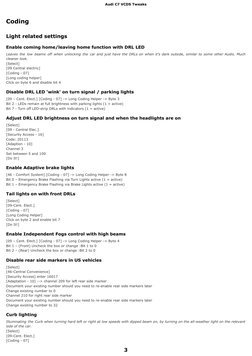 Audi A6 C7 VCDS Coding Guide | PDF | Automotive Technologies | Transport