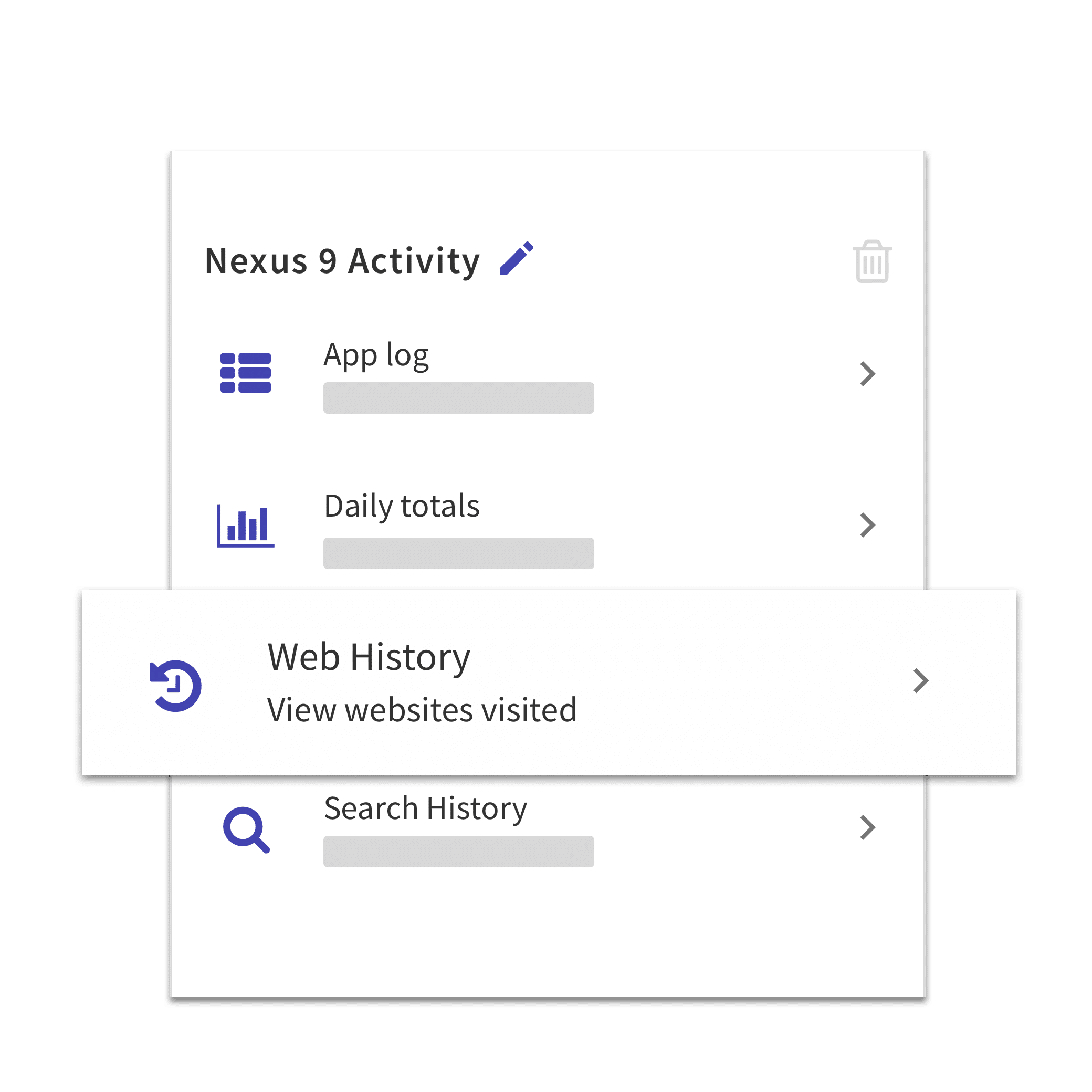 9. Monitor websites visited Screen Time
