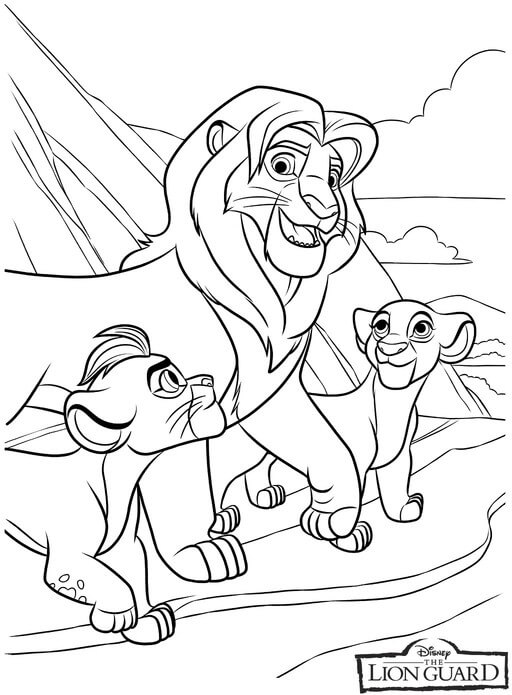 20 Printable The Lion Guard Coloring Pages