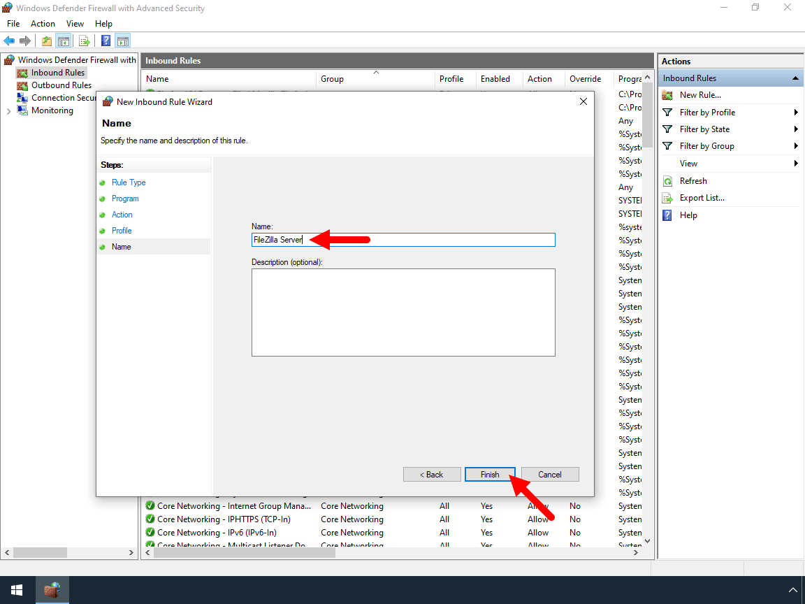 How to set up a local FTP server in Windows with FileZilla Server