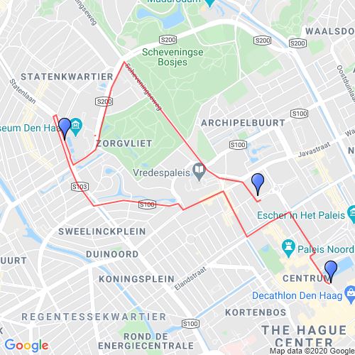 shortest route Scribble Maps