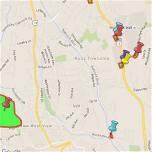 Developments in Ross Township Scribble Maps