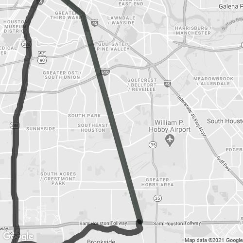 South Central Houston Scribble Maps