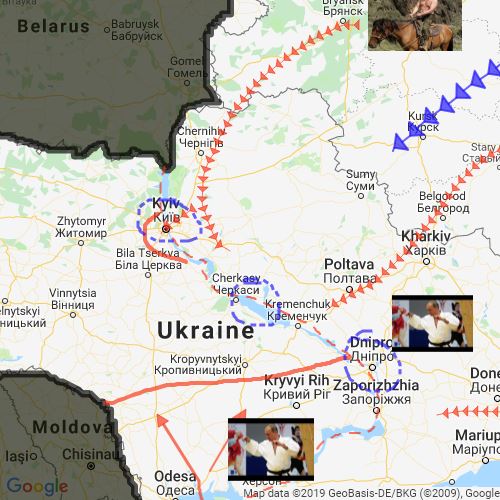 The War in Ukraine : Scribble Maps