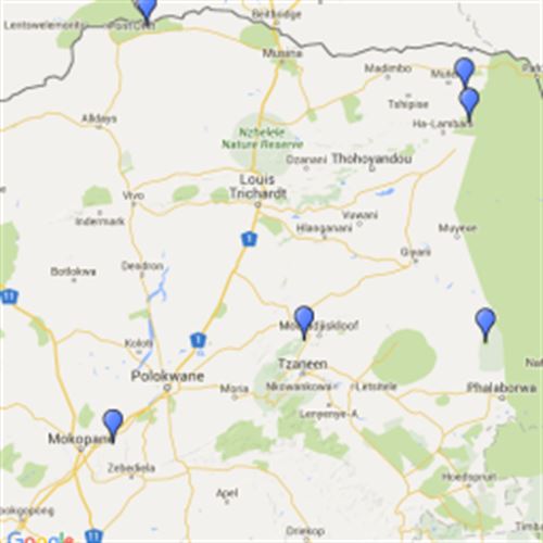 African ivory route Scribble Maps