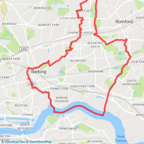 Barking and Dagenham Map Scribble Maps