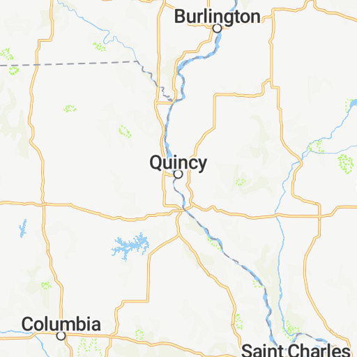100 Air Mile Radius for MO Locations Scribble Maps