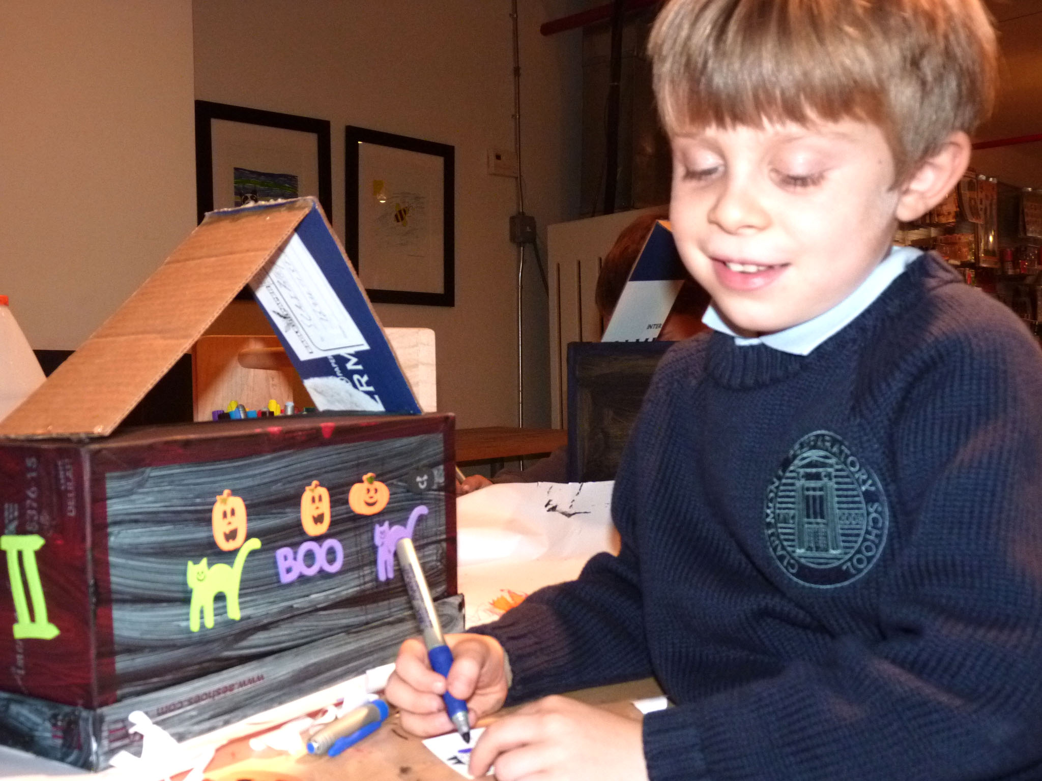 Halloween Craft Shoebox Haunted House Scribble Press Blog