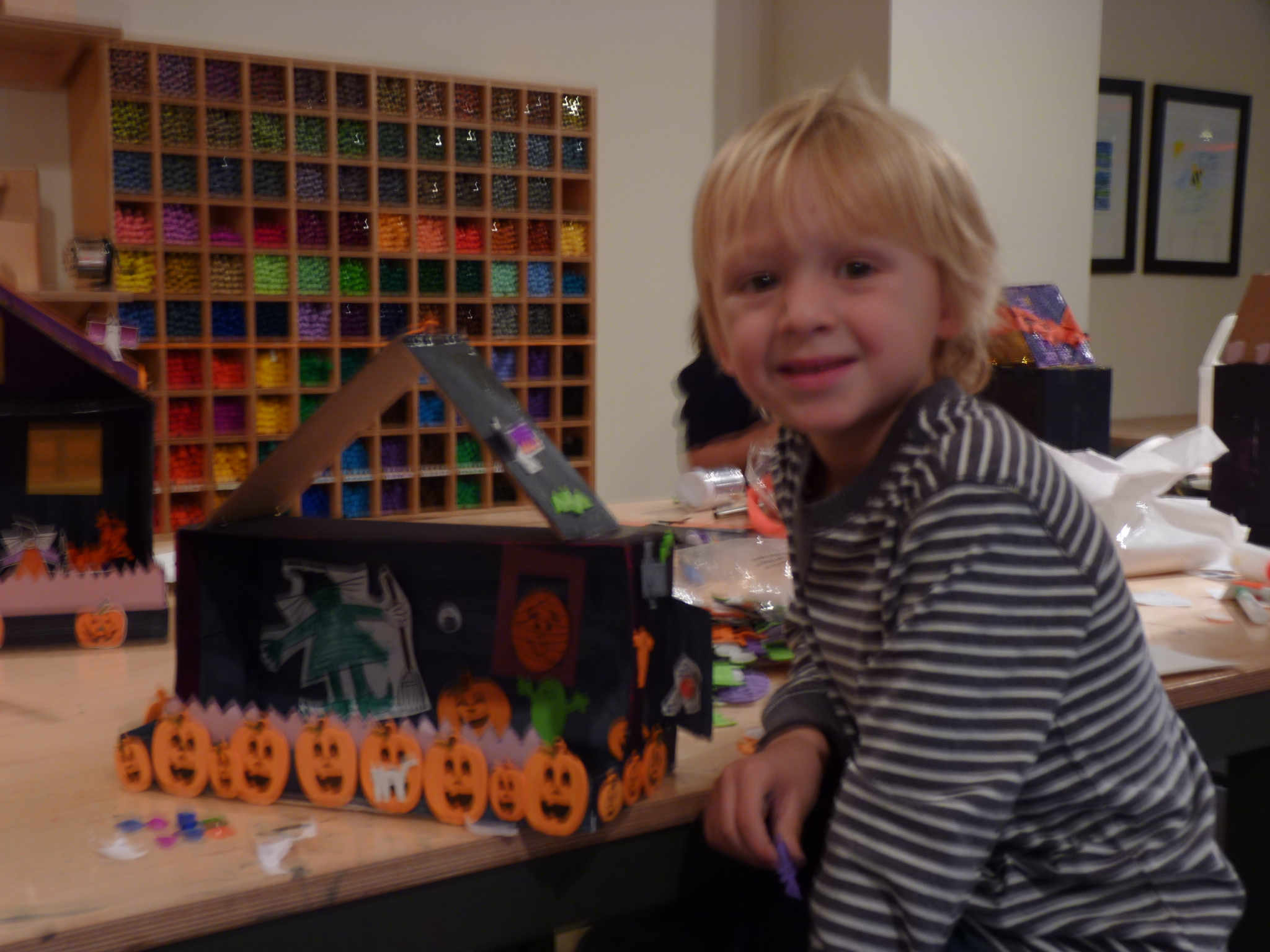 Halloween Craft Shoebox Haunted House Scribble Press Blog