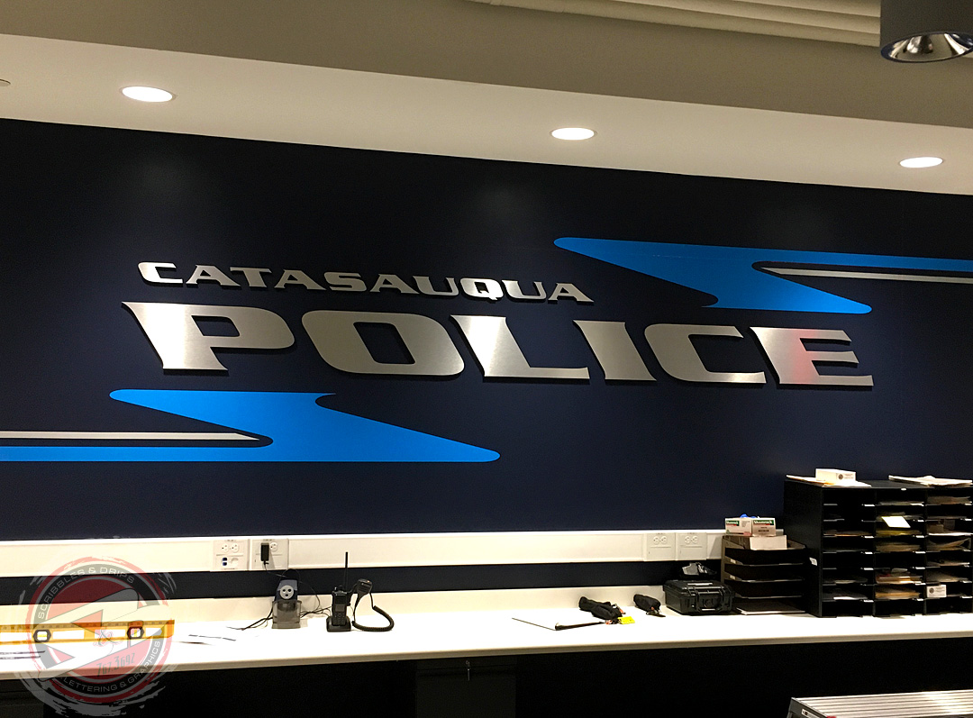 CATASAUQUA POLICE STATION SCRIBBLES & DRIPS