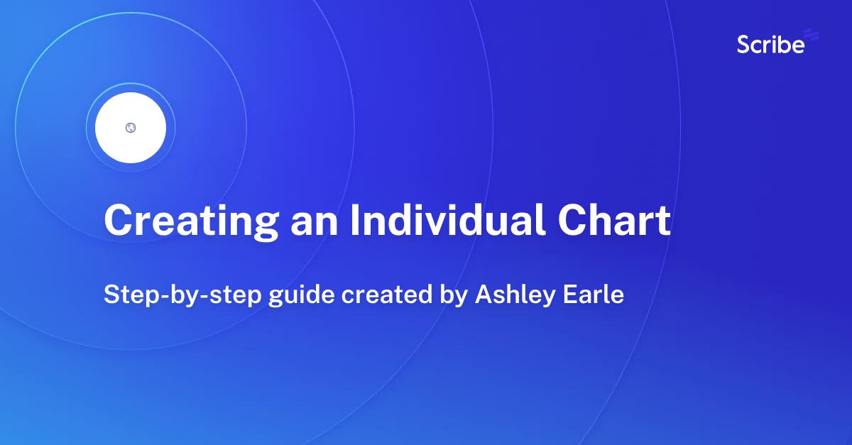 Creating an Individual Chart Scribe