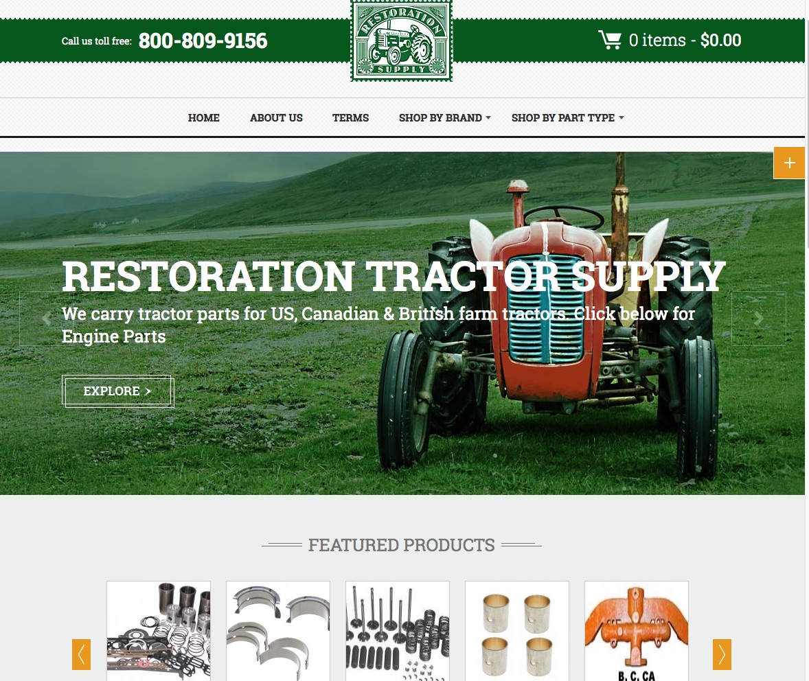 Tractor Parts Store ScriptBox.IO Premium Wordpress