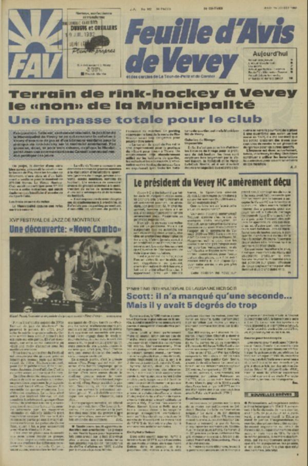 Feuille d'avis de Vevey et des cercles de La TourdePeilz et de