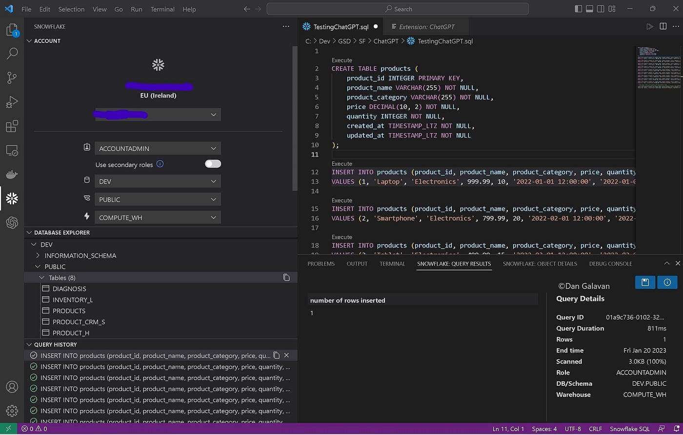 Creating Tables in Snowflake A StepbyStep Guide with Code Snippets