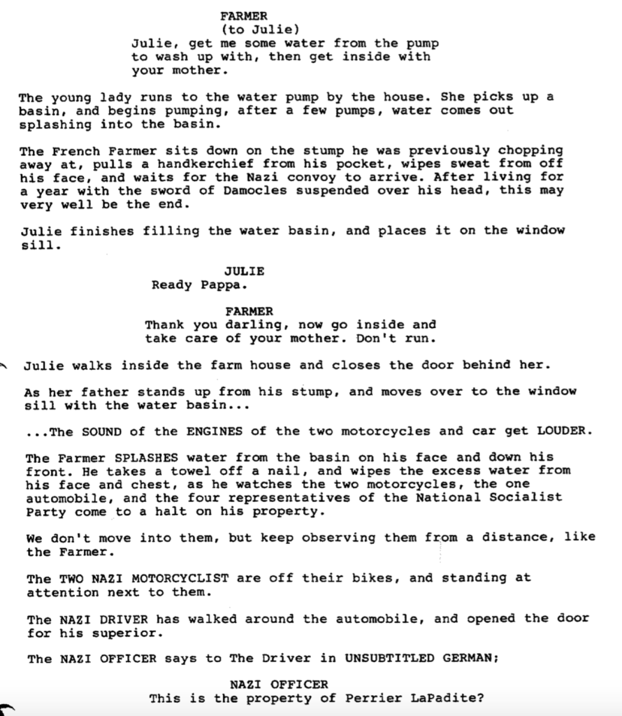 Best Opening 10 Pages of a Screenplay Ever?