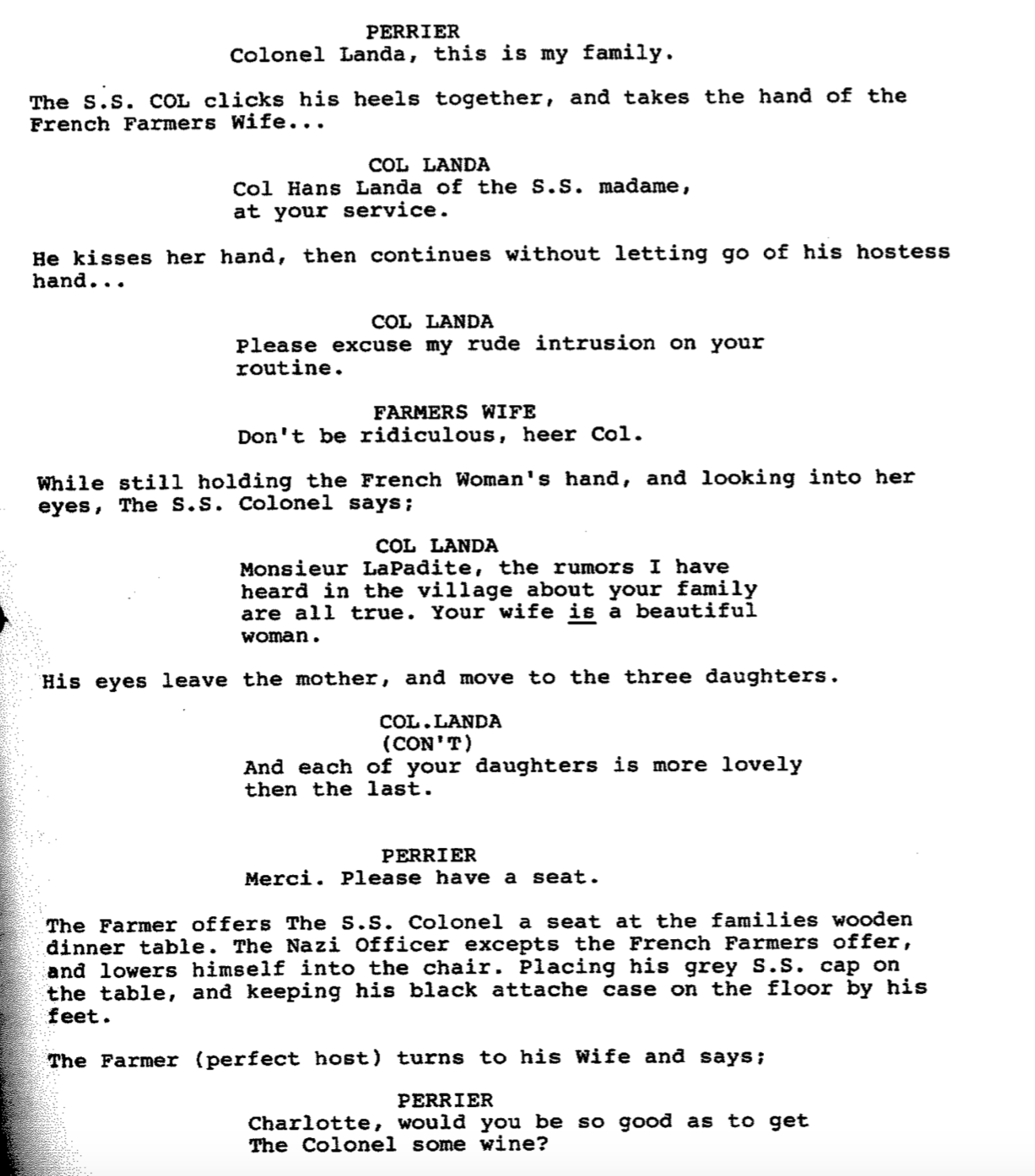 Best Opening 10 Pages of a Screenplay Ever?