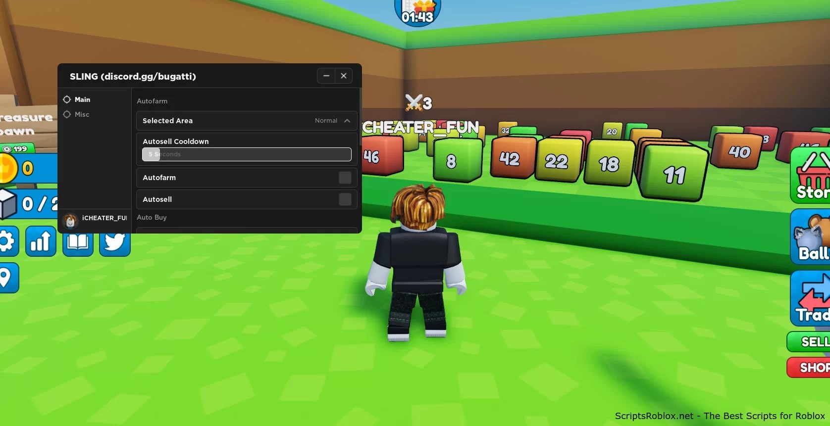 SLING Roblox Script Auto Sell, Auto Buy, Auto Farm » ScriptsRoblox
