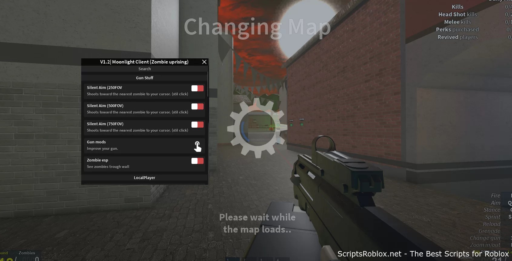 Zombie Uprising Script Silent Aim, Esp, No Recoil & More