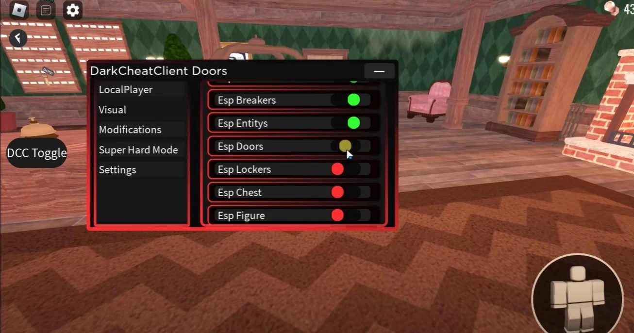DOORS Script Pastebin Loot Aura, Esp, Entity Notifier & More